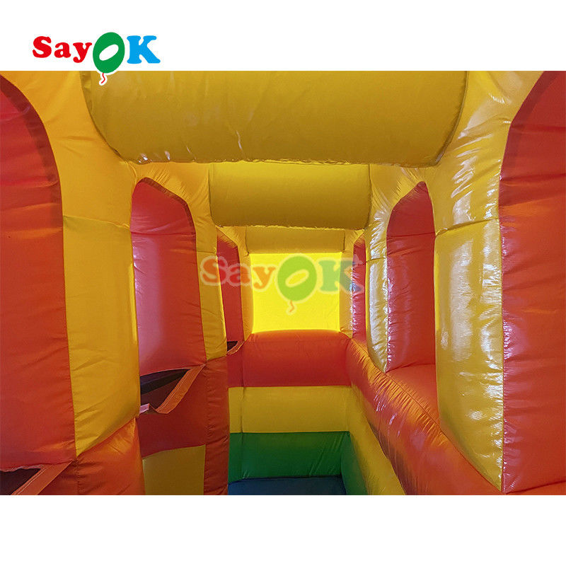 Outdoor Inflatable Slide Simple PVC Inflatable Bouncer Slide Blow Up Commercial Slide With Pond For Kids