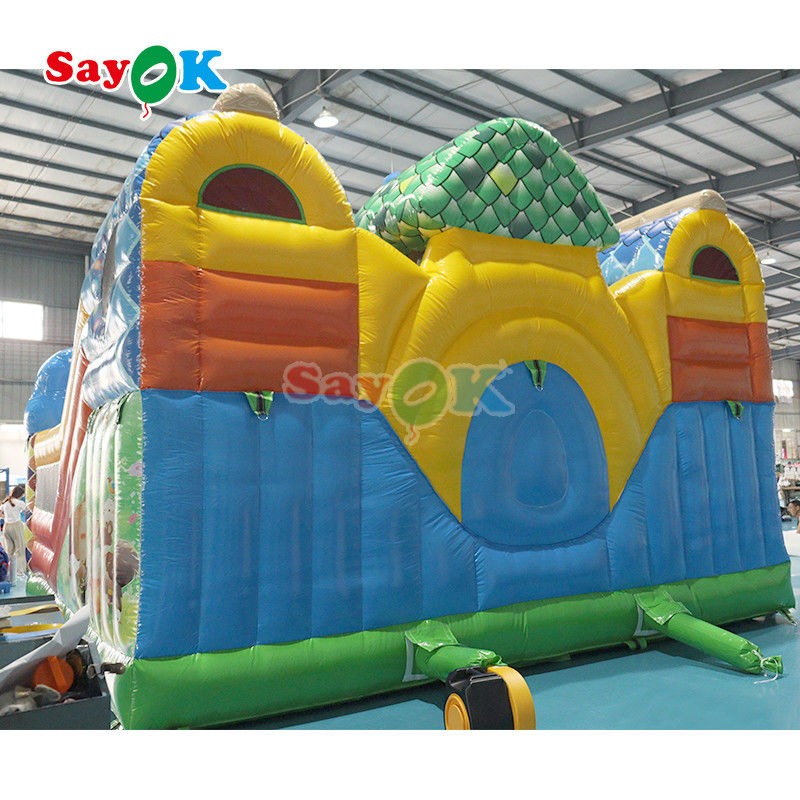 6X6X4.3MH Bounce Castle Slide Combo Beautiful Appearance Convenience Of Installation