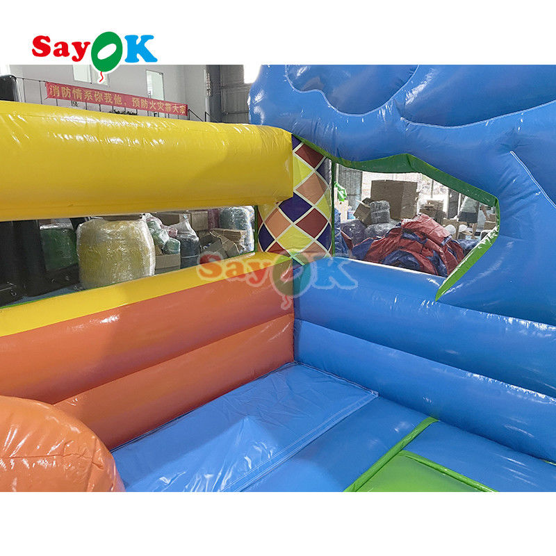 6X6X4.3MH Bounce Castle Slide Combo Beautiful Appearance Convenience Of Installation