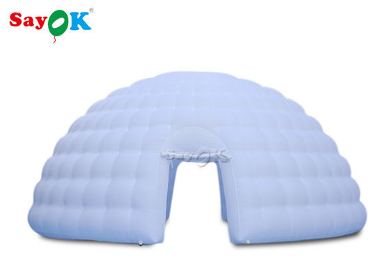 Go Outdoors Air Tent 8m Giant Inflatable Igloo Dome Tent With Air Blower For Exhibitions