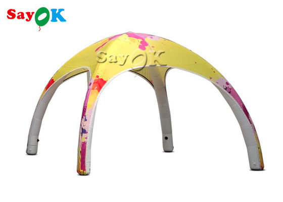 Inflatable Lawn Tent Waterproof Oxford TPU Inflatable Air Spider Dome Tent