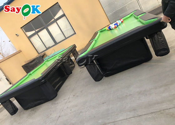 Inflatable Bowling Game 0.9mm PVC Air Sealed Inflatable Pool Table With Stand