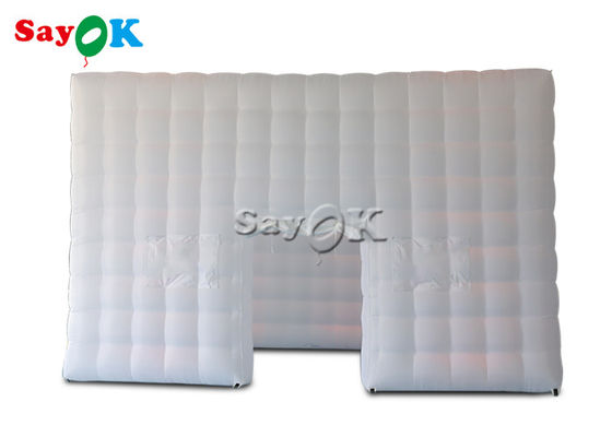 Inflatable Cube Tent 6.5m 21ft Inflatable Air Tent Square Marquee With LED Tube Lights