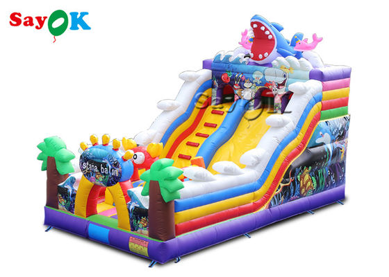 Inflatable Bouncy Slide Commercial Jumbo Inflatable Jumper Slide Combo For Children