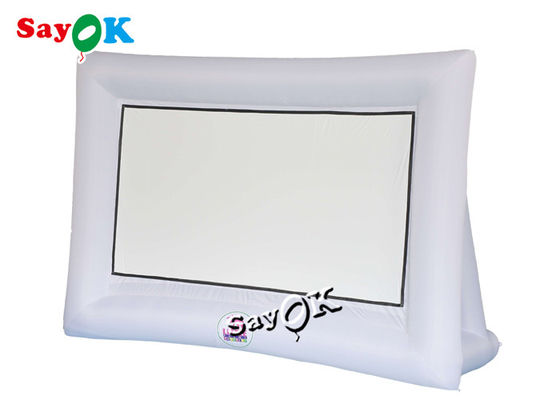 Blow Up Movie Screen 4.2x3m Oxford Cloth Inflatable Projector Screen For Outdoor Public Venues